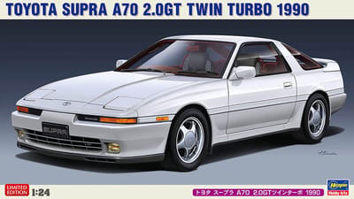 Hasegawa Modelbouwpakket Auto - 20600 Toyota Supra A70 2.0GT Twin Turbo 1990 - Japanse Auto Plastic - 1:24 - Modelbouw