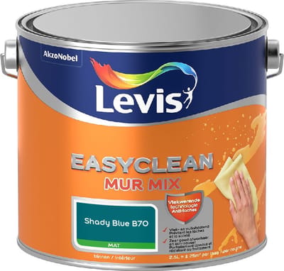 Levis - Easyclean Mur Mat Mix - Shady Blue B70 - Mengverf - 2,5 L