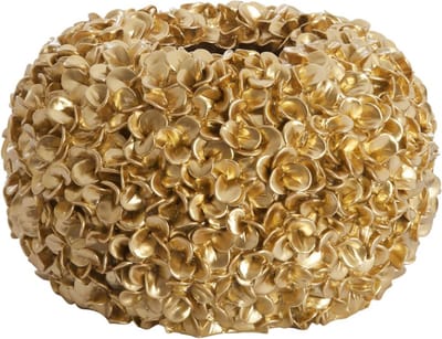 Light & Living Vaas Phylia - Goud - Ø38cm - Synthetisch-Kunststof - Modern - Bloemenvaas - Woondecoratie - Decoratieve vaas voor woonkamer of slaapkamer