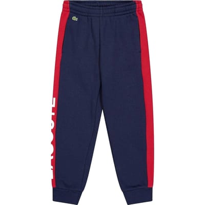 Lacoste Joggingbroeken met kleurblokken voor kinderen (Marineblauw/Oranje)