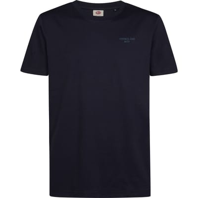 Petrol Industries - Heren T-shirt met print zimmer - Blauw - Maat S