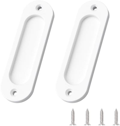 Allecto - Ovale Verzonken Schuifdeurgrepen - Aluminium Vingergrepen