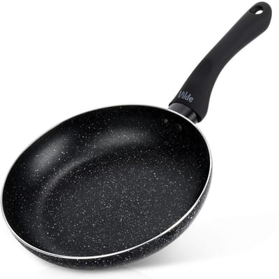 Koekenpan Graniet BLACK LINE 20 cm - Multifunctionele Pan voor Vlees - Groenten