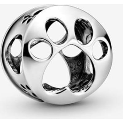 Véritable 925 en argent Sterling mignon mon ami chien de compagnie balancent breloque O pendentif ajustement Original Bracelet bijoux cadeau white