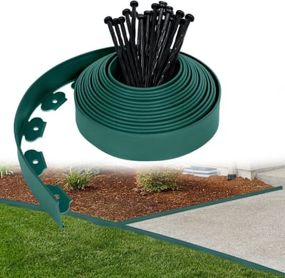 30m Flexibele Gazon Rand Kunstof Gazon Rand met Grondanker Bed Border Bed Rand Mower Rand voor Tuin Decoratieve groen