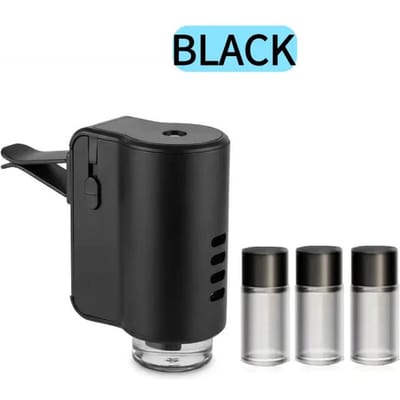 Slimme Auto Lucht Aromatherapie Diffuser Auto Luchtverfrissers Luchtbevochtiger Aromatherapie Verfrisser Geuren Verwijderen Auto Accessoires zwart
