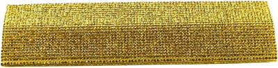 Microfoonhoes Glitter - Microfoon Accessoire - Feestelijke Optredens - Zachte Binnenvoering - 18.2 cm Hoog - Goud