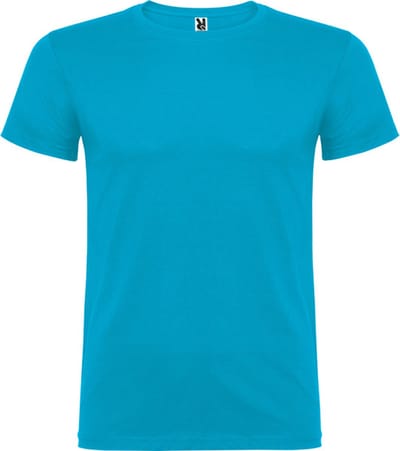 Turqoois 5 pack t-shirts Roly Beagle maat S