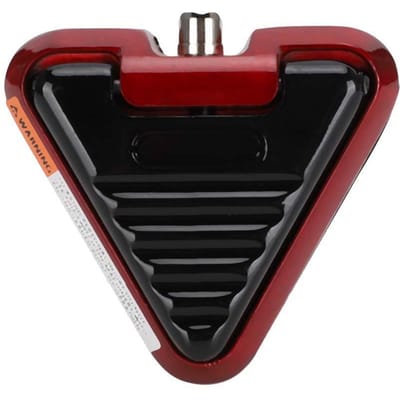Pédale de pied triangulaire en alliage pour tatouage Pédale de pied pour tatouage Accessoire de machine à tatouer Alimentation électrique Red