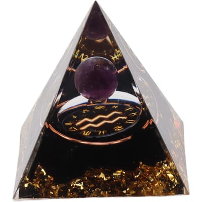 5cm Orgoniet Piramide voor Positieve Energie Helende Kristallen Piramide Meditatie Orgoniet Piramides