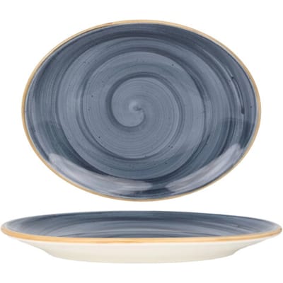 Bonna Serveerschaal - Aura Dusk - Porselein - 25 cm - set van 2