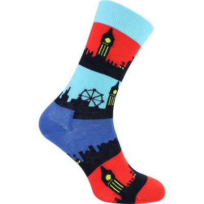 London Landmark Sokken | Happy Socks | Verjaardagscadeau Sokken - Blauw