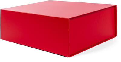 Geschenkdoos (2 Stuks) - Rood - 35x25x11 - Magnetisch - Opvouwbaar
