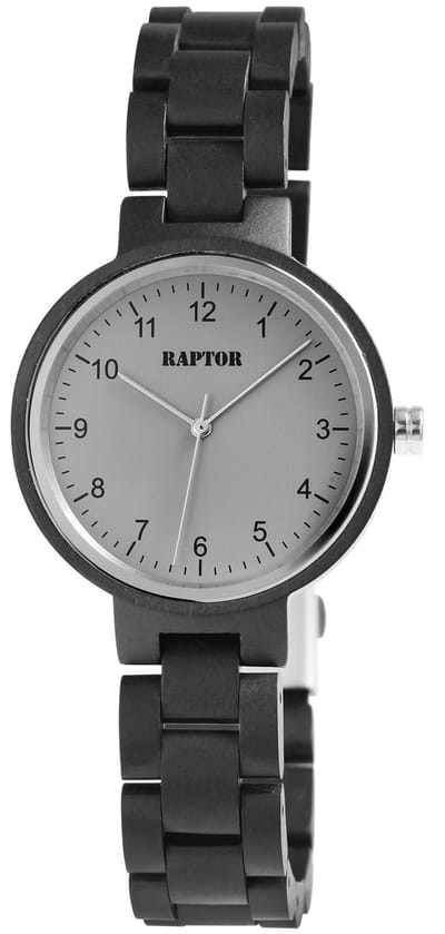 Raptor Dameshorloge walnotenhout Sherin, Mineralglas