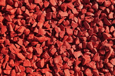 Kleurrijke Tuinstenen - Decoratieve Kiezels - Tuin Decoratie - UV-bestendig Proces - 9-13 mm - Rood
