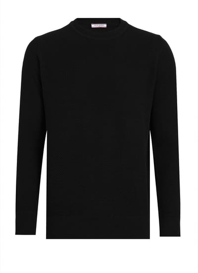 Felix Hardy Sweater Met Ronde Hals - Trui 100% Katoen Heren Zwart - 2Xl