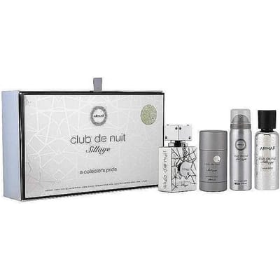 Club De Nuit Sillage Gift Set Edp 30 Ml, Body Spray 50 Ml, Hair Spray 55 Ml And Deodorant 75 G