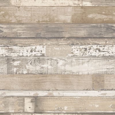 Noordwand - Homestyle - Behang - Old - Wood - bruin - en - beige