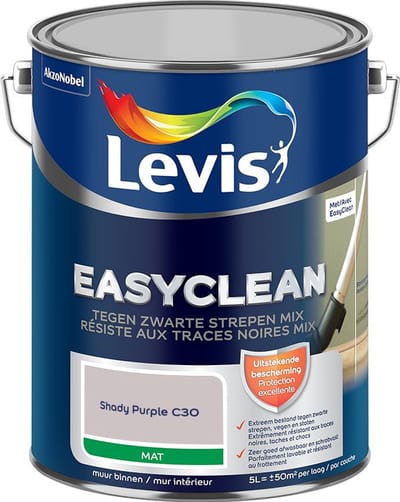 Levis - Easyclean Tegen Zwarte Strepen Mix - Shady Purple C30 - Mengverf - 5 L