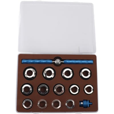 Achterdeksel Opener Sluiting Verwijderaar 5537 Precisie Zinklegering Schroefdraad Horloge Reparatiegereedschap voor Reparatie white