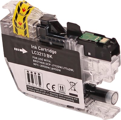 ABC huismerk inkt cartridge geschikt voor Brother LC-3213BK zwart voor Brother DCP-J572DW DCP-J772DW DCP-J774DW MFC-J490DW MFC-J491DW MFC-J497DW MFC-J890DW MFC-J895DW