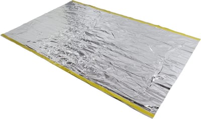 Noodtent - Thermische schuilplaats - Outdoor survival - Herbruikbaar lichtgewicht materiaal - 240 x 152 cm - Aluminiumfilm