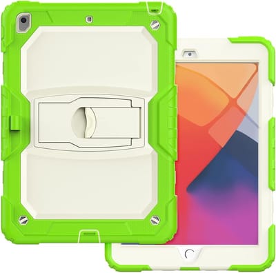 Schokbestendige hoes Geschikt voor: Apple iPad Pro 11 inch (2022/2021/2020) & iPad Air 5 / Air 4 / Air 11 inch (2025) M3 / Air 11 inch (2024) M2 - Groen