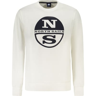 North Sails Witte Katoenen Heren Sweatshirt