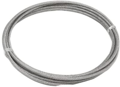 Stalen Kabel - Draadkabel Staal - Buiten Ophangen - Roestvrij Materiaal - 25 Meter - Zilverkleurig