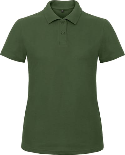 Dames Polo ID.001 Flesgroen merk B&C maat S
