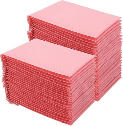 Set van 50 Luchtkussen Verzendzakken 18 x 23 cm A5 Roze Zelfklevende Enveloppen voor Veilige Verzending en Bescherming