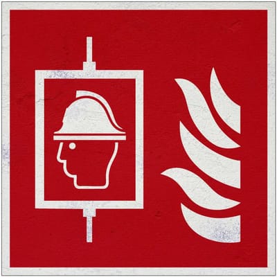 Brandweerlift bord – F017 | Forex Re materiaal | 10 x 10 cm