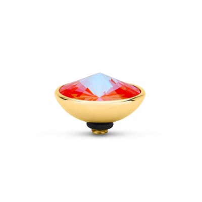 Melano Twisted Gradient Steentje Orange Glow Delite | Goud