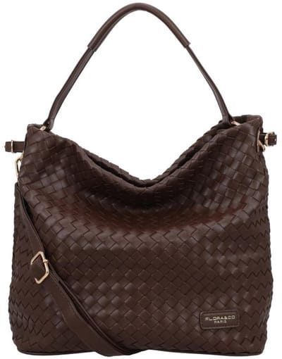 Flora & Co lily Large Handtas Dames - Imitatieleer - Donkerbruin