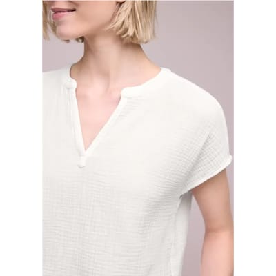 Blouse shirt van mousseline
