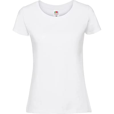 Dames-T-shirt Fruit of the Loom Ringspun Premium