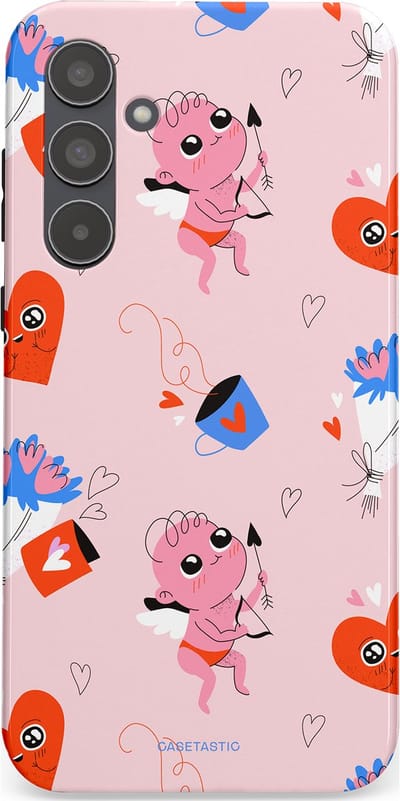 Casetastic Hoesje Geschikt voor Samsung A55 - Stijlvolle Beschermende Duo-layer Case - Cupido's Keuze