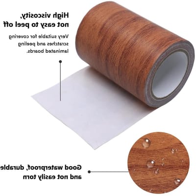 Houten Look Plakband 8 cm x 4,57 m - Sterk Hechting, Warmtebestendig voor Laminaatvloeren, Meubels en Deurkanten