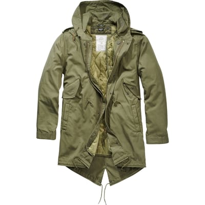 Brandit Parka - M51 Parka - S tot 3XL - voor Mannen - olijf