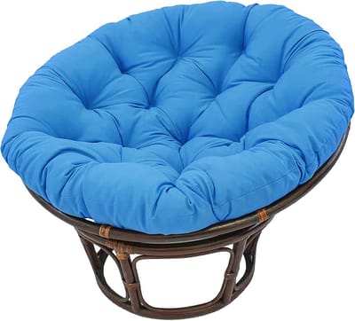 Buitenstoel Kussen - Zitkussen - Ontspannen Zitten - Waterdichte Oxford - 160x160cm - Blauw