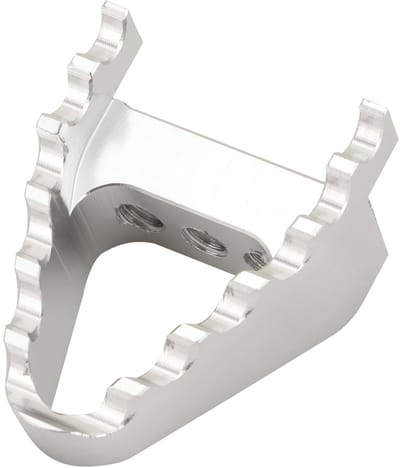 Allecto - WOOSTAR Voetsteun CNC Aluminium voor Yaxiang Zuma Bosuer Dirt Pit Bike - Zilver