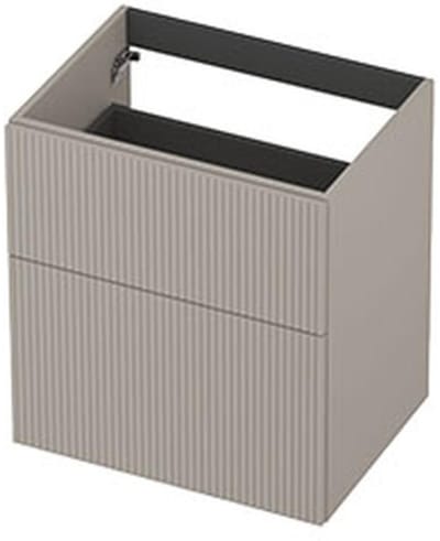 INK - Onderkast 2L A-sym Gelakt Gefr. Front - 600x450x650 Mm - Kasjmier Grijs