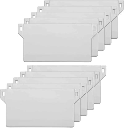Verticale Jaloezie Gewichten 89mm | Set van 10 | Reparatie Onderdelen voor Slats, Wit, Geschikt voor Huizen en Kantoorgebruik