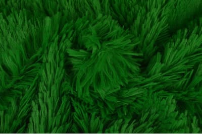 40 meter langharig bont - Groen - Pluche stoffen - 150cm breed