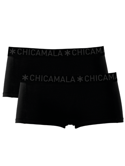 Chicamala – Boxershort Meisjes – 2 Pack – Normale Lengte – Onderbroek Meisjes – Lingerie – Ondergoed – Kleding – 95% Katoen – Meisjeskleding