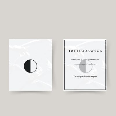 Tijdelijke tattoo maanstand IIIII | Neptattoo volwassenen | Tijdelijke tattoo voor volwassenen | Temporary tattoo | Plaktattoos voor volwassenen | Neptattoos | Probeer zorgeloos een tattoo | tattforaweek