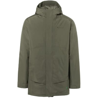 VAUDE Men's Rosemoor Padded Parka, Jas, Regenjas, outdoorJas, Regenjas, met kap, Hardshell Jas, Regenjas, waterdicht, Heren, Outdoorjas