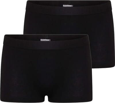 2-pak Comfort feeling katoen meisjes boxershort - - Meisjes ondergoed - Meisjes onderbroek - 176 - Zwart