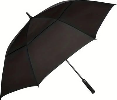 Livano Moderne Golf Paraplu - Stormparaplu - Opvouwbaar - Windproof - Stormproef - UV Bescherming - Umbrella - Draagbaar - Rood