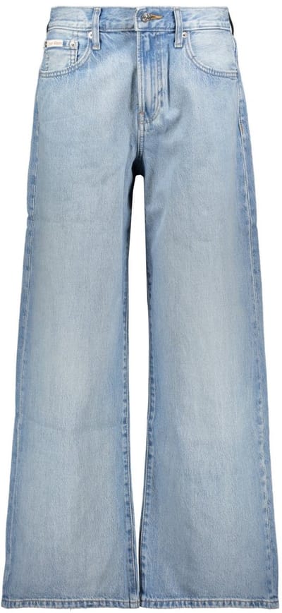 Calvin Klein Jeans The Wide Leg Rg Lv047f662g Rjk Sage Stone - Rg Dames Maat - W26
